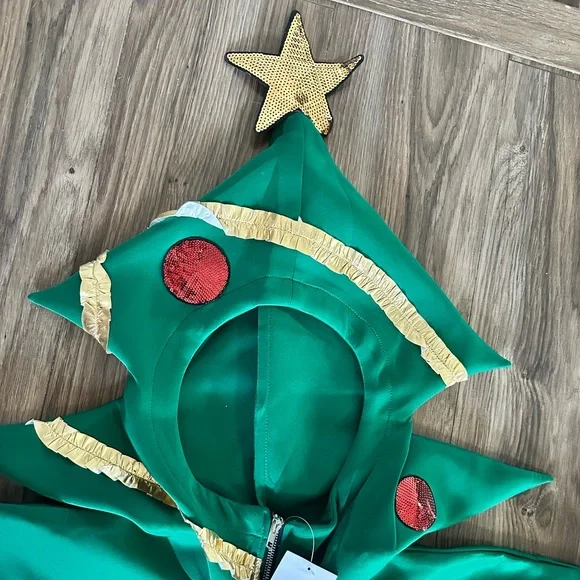 Adult Christmas Tree Costume jumper Large - Picture 4 of 5
